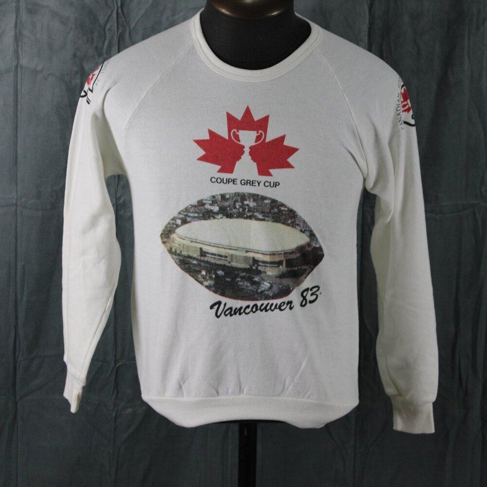 Vintage CFL Sweater - Grey Cup 1983 - Men's Medium